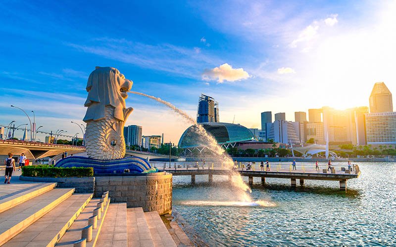 Merlion Park Singapore - Yamama Travel