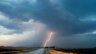 Cloud-to-ground lightning