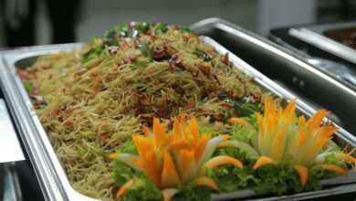 Food on a Silver Tray