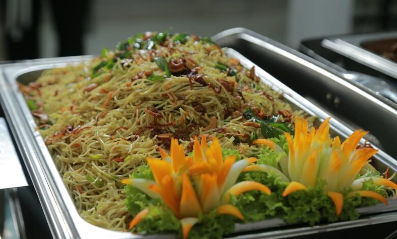 Food on a Silver Tray