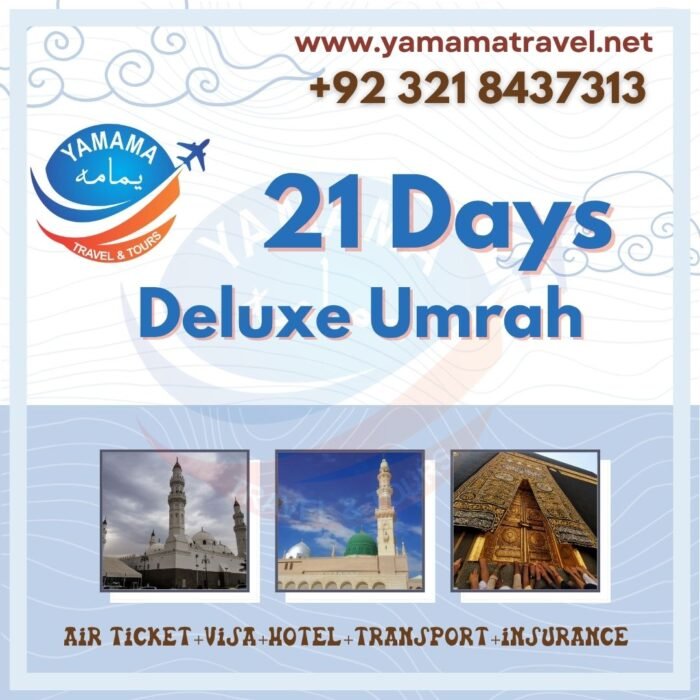 21 Days Delux Umrah Package