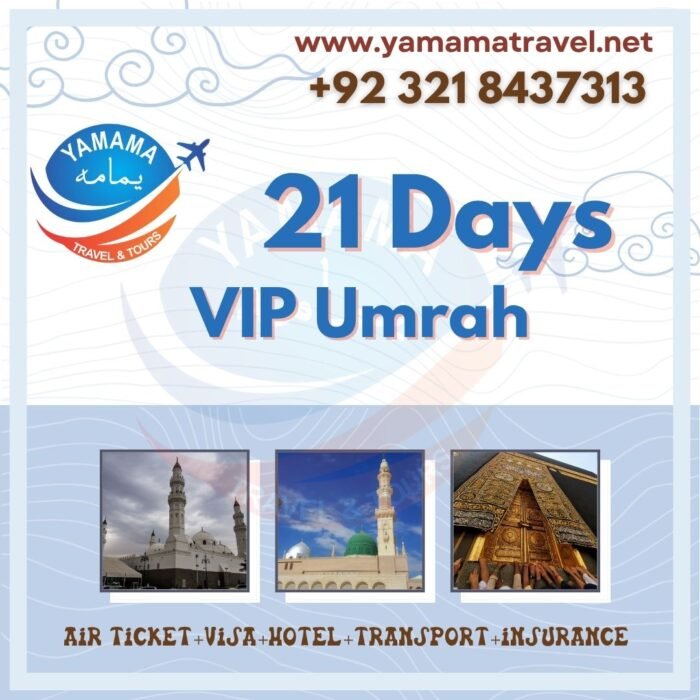 21 Days VIP Umrah Package