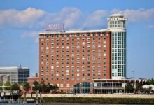 a large building with a tall tower on top of it