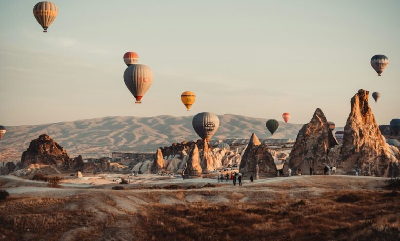 hot air balloons on the sky during daytime